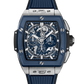 Hublot Spirit of Big Bang Titanium Blue Ceramic 42 MM - Black and Blue Rubber Strap - Sapphire Crystal Dial - 642.NL.7170.RX