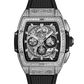 Hublot Spirit of Big Bang Titanium Jewellery 42 MM - Black Rubber Strap - Diamond Bezel - Sapphire Crystal Dial - 642.NX.0170.RX.0904