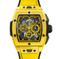 Hublot Spirit of Big Bang Yellow magic 42 MM - Yellow and Black Strap - Sapphire Crystal Dial - 642.CY.011Y.RX