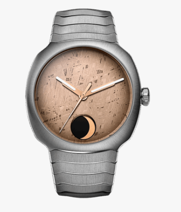 H. Moser & Cie Streamliner Perpetual Moon Concept Stainless Steel 40 MM - Meteorite Dial - 6270-1200