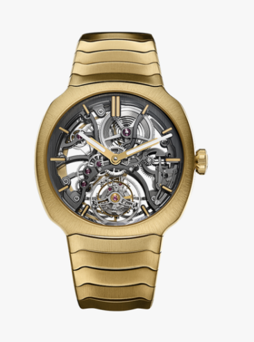 H. Moser & Cie Streamliner Tourbillon Boutique Edition Yellow Gold 40 MM - Skeleton Dial - Limited Edition - 6814-0700