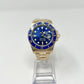 Rolex Yellow Gold Submariner Watch 41MM - Oyster Bracelet - Blue Dial - 126618LB