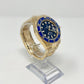 Rolex Yellow Gold Submariner Watch 41MM - Oyster Bracelet - Blue Dial - 126618LB