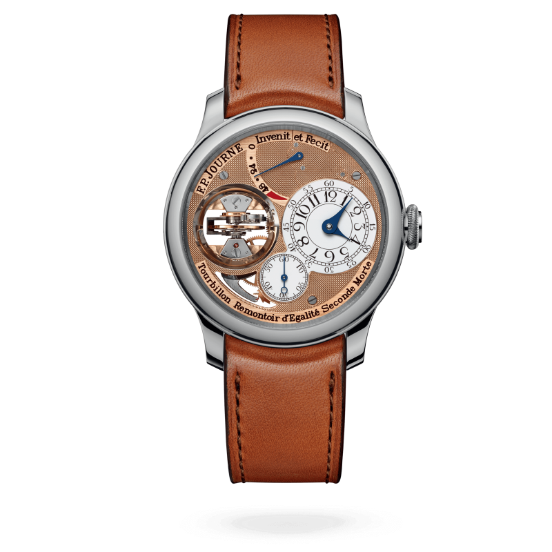 F.P. Journe Classique Tourbillon Souverain Platinum 42 MM - Brown Leather Strap - Brown Dial - Tourbillon Souverain nyc watcher nyc watches