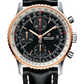 Breitling Navitimer Stainless Steel and Rose Gold 41 MM - Black Leather Strap - Black Dial - U13324211B1X1