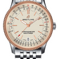 Breitling Navitimer Stainless Steel and Red Gold 38 MM - Stainless Steel Bracelet - Silver Dial - U17325211G1A1