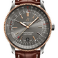 Breitling Navitimer Stainless Steel and Red Gold 41 MM - Brown Leather Strap - Anthracite Dial -  U17326121M1P1