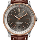 Breitling Navitimer Stainless Steel and Red Gold 41 MM - Brown Leather Strap - Anthracite Dial -  U17326211M1P1