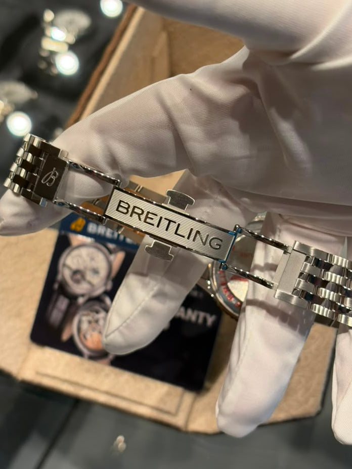 Breitling Navitimer Automatic 41 Stainless Steel &amp; 18K Red Gold – Beige Dial – Two-Tone Bracelet – U17329F41G1U1