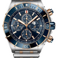 Breitling Chronomat Stainless Steel and Rose Gold 44 MM - Stainless Steel and Rose Gold Bracelet - Blue Dial - U19320161C1U1