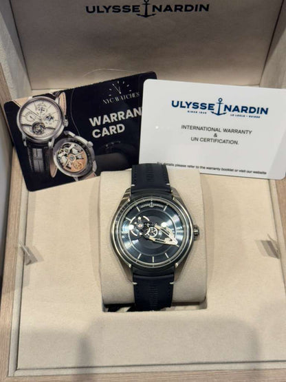 Ulysse Nardin Freak Titanium 43 MM - Blue Leather Strap - Blue Dial - 2303-270.1/03