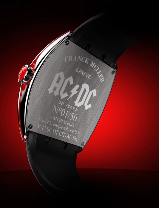 Franck Muller Vanguard AC/DC Limited Edition 50th Anniversary - 43 MM - Steel - Black Dial - V 43 SC DT LTD AC ER