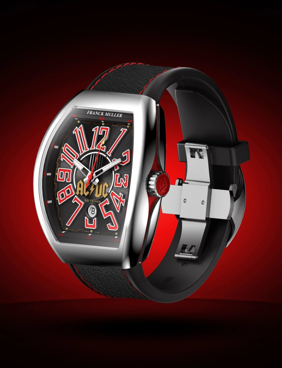 Franck Muller Vanguard AC/DC Limited Edition 50th Anniversary - 43 MM - Steel - Black Dial - V 43 SC DT LTD AC ER