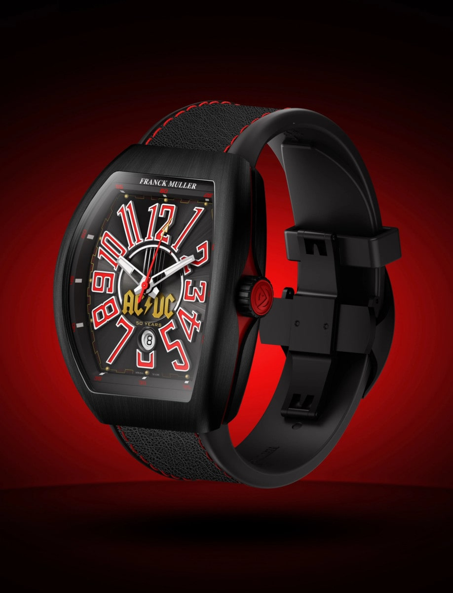 Franck Muller Vanguard AC/DC Limited Edition 50th Anniversary - 43 MM - Titanium - Black Dial - V 43 SC DT LTD TTNRBR ER