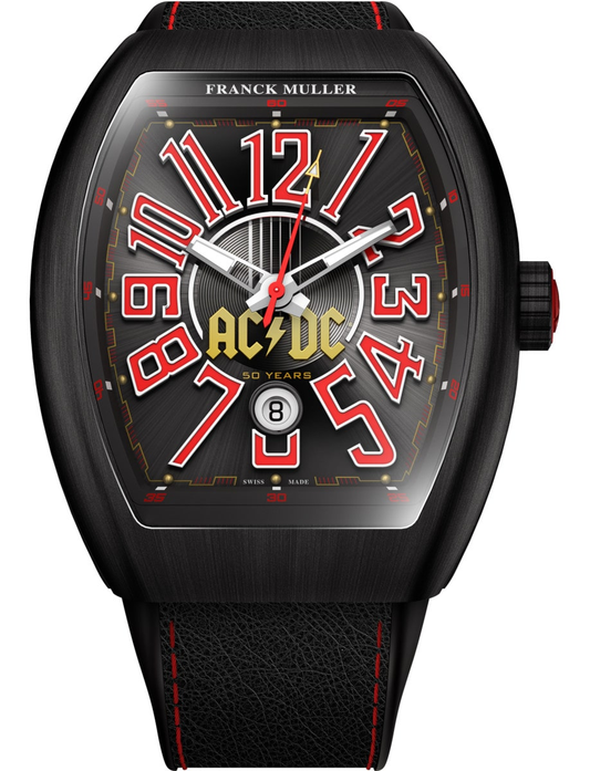 Franck Muller Vanguard AC/DC Limited Edition 50th Anniversary - 43 MM - Titanium - Black Dial - V 43 SC DT LTD TTNRBR ER