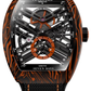 Franck Muller Carbon Damascus Twisting Tiger Stripes - 41 MM - Carbon & Steel - Skeleton Dial - V 41 S6 SQT CARBONE AMS OR NR