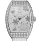 Franck Muller Vanguard Lady - 32 MM - Steel - Diamond Bezel - White Motif Diamond Dial - V32SCSNWFLKDINDCDACE