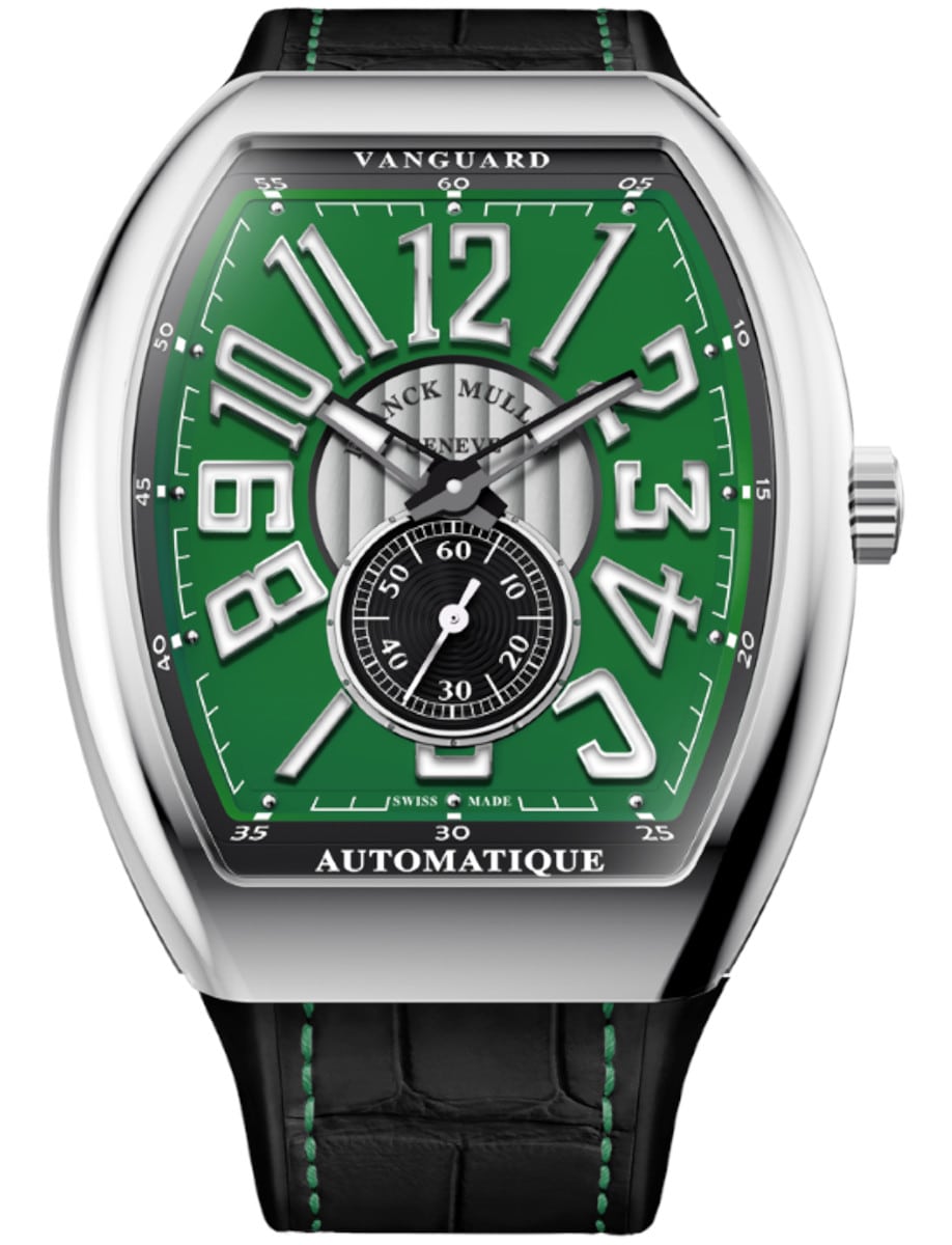 Franck Muller Vanguard - 41 MM - Steel - Green Dial - V41SS6ATFOVINVRACG