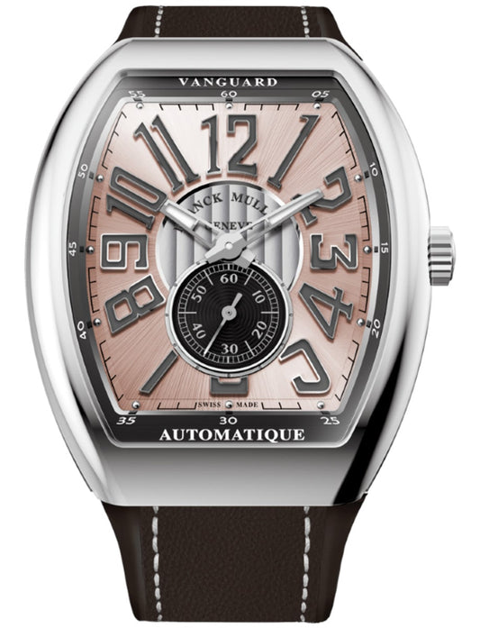 Franck Muller Vanguard - 41 MM - Steel - Pink Dial - V41SS6ATFOVINSMACS