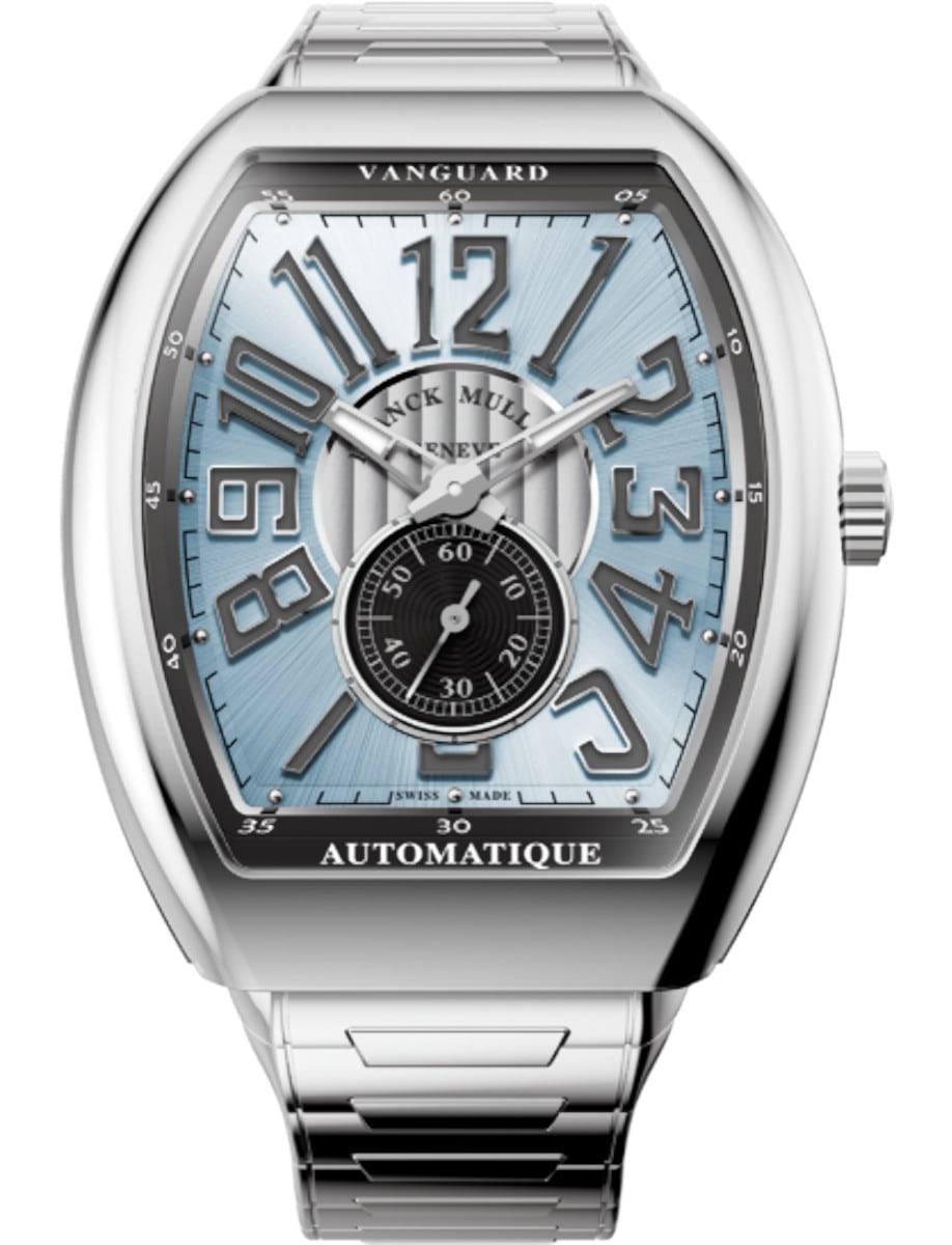 Franck Muller Vanguard - 41 MM - Steel - Blue Dial - V41SS6ATFOVINOBEACLB