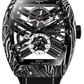 Franck Muller Carbon Damascus Twisting Tiger Stripes - 42.5 MM - Carbon & Steel - Skeleton Dial - V 43 S6 SQT CARBONE AMS BC NR