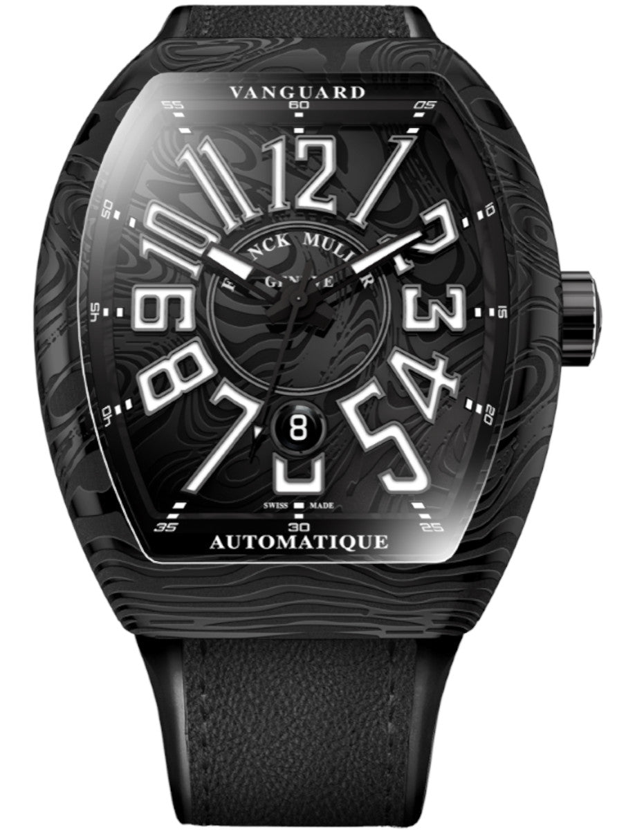 Franck Muller Vanguard - 44 MM - Steel - Black Steel Dial - V45SCDAMASNRACNRDAM