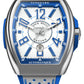 Franck Muller Vanguard Racing - 45 MM - Steel - White & Blue Arabic Dial - V45SCRCGBLACW