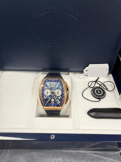 Franck Muller Vanguard Gravity - 40 MM - Rose Gold - Diamond Bezel - Open Dial - V45TGRCSSQTYACHT