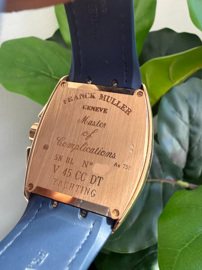 Franck Muller Vanguard Gravity - 40 MM - Rose Gold - Diamond Bezel - Open Dial - V45TGRCSSQTYACHT