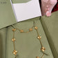 Van Cleef & Arpels Vintage Alhambra Necklace - 18k Yellow Gold - Guilloche - 10 Motifs - VCARP3JJ00