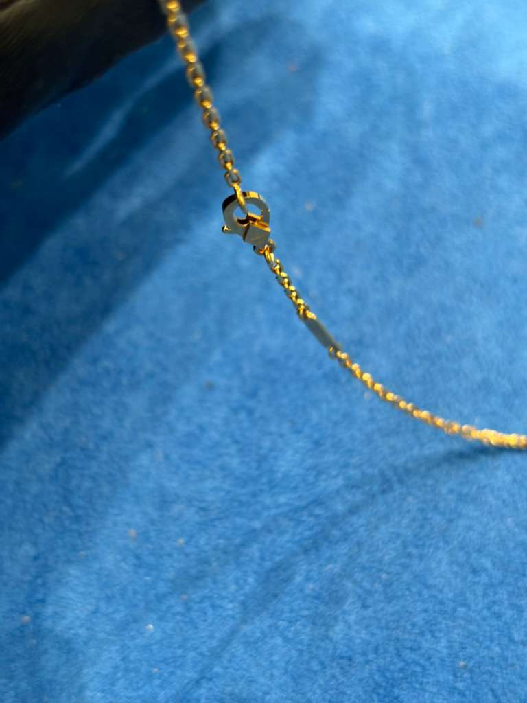Van Cleef & Arpels Vintage Alhambra Necklace - 18k Yellow Gold - Guilloché - 1 Motif - VCARP4KO00