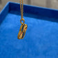 Van Cleef & Arpels Vintage Alhambra Necklace - 18k Yellow Gold - Guilloché - 1 Motif - VCARP4KO00