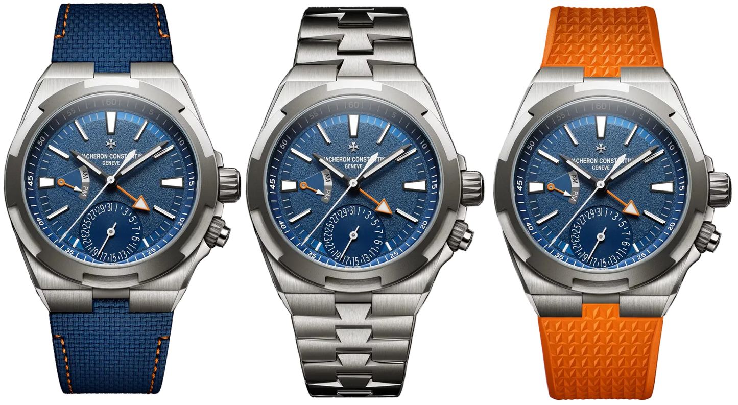 Vacheron Constantin Overseas Dual Time Cardinal Points - East - 41 MM - Titanium - Blue Dial - 7930V/210T-H074