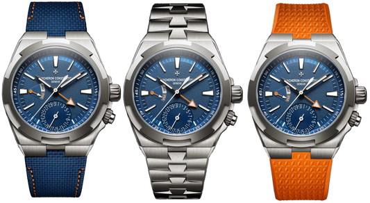 Vacheron Constantin Overseas Dual Time Cardinal Points - East - 41 MM - Titanium - Blue Dial - 7930V/210T-H074