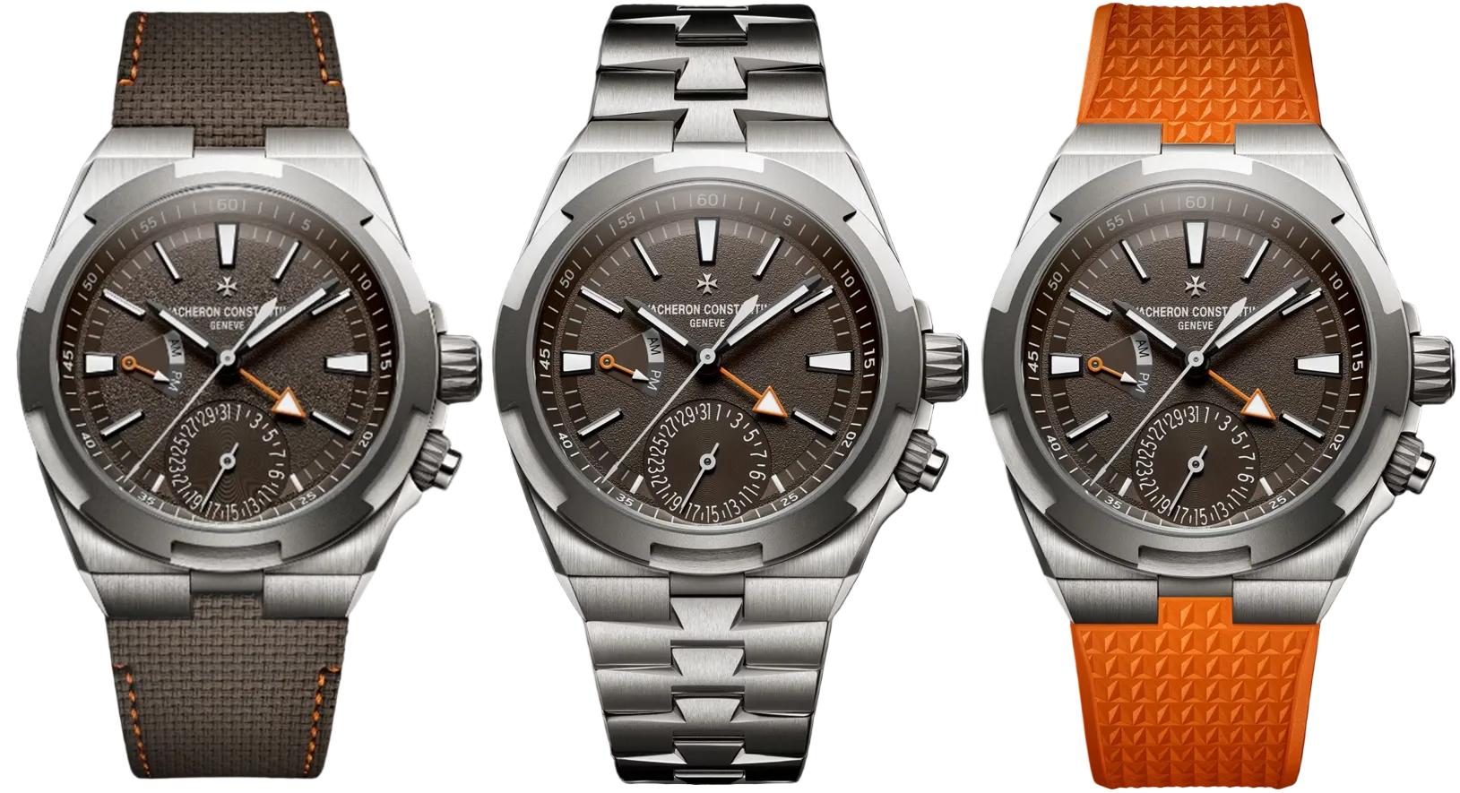 Vacheron Constantin Overseas Dual Time Cardinal Points - South - 41 MM - Titanium - Brown Dial - 7930V/210T-H072