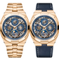 Vacheron Constantin - Overseas - Perpetual Calendar Ultra-thin - 41.5 MM - Rose Gold - Skeleton Dial - 4300V/220R-B642