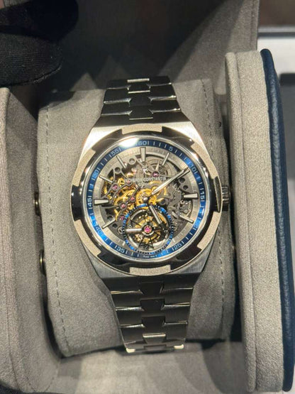 Vacheron Constantin - Overseas Tourbillon - 42.5 MM - Titanium - Skeleton Dial - 6000V/210T-B935