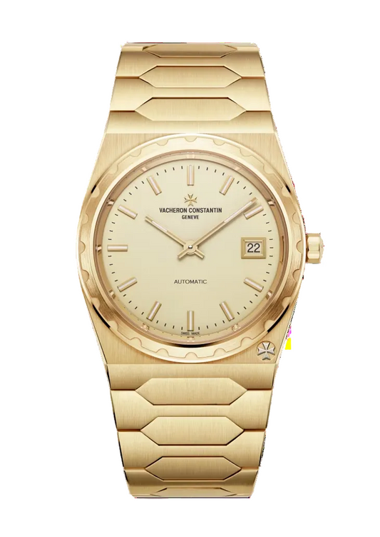 Vacheron Constantin Historiques 222 Yellow Gold 37 MM - Yellow Gold Bracelet - Beige Dial - 4200H/222J-B935