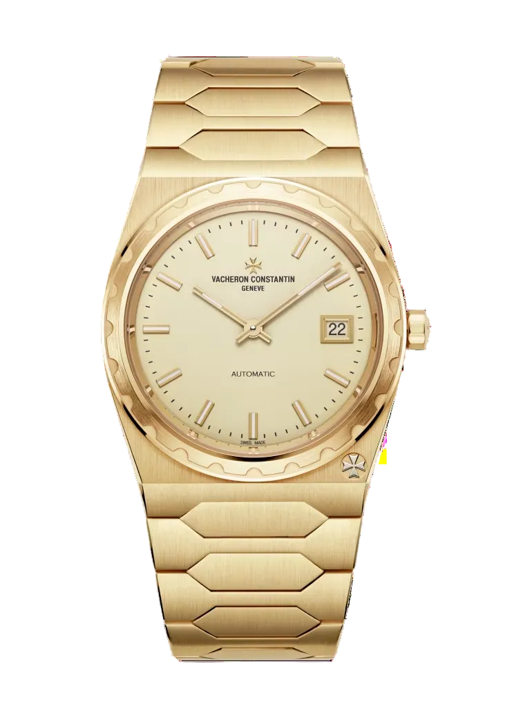 Vacheron Constantin Historiques 222 Yellow Gold 37 MM - Yellow Gold Bracelet - Beige Dial - 4200H/222J-B935