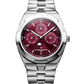 Vacheron Constantin Overseas Chronograph White Gold 41.5 MM - White Gold Bracelet - Burgundy Dial - 4300V/220G-H151