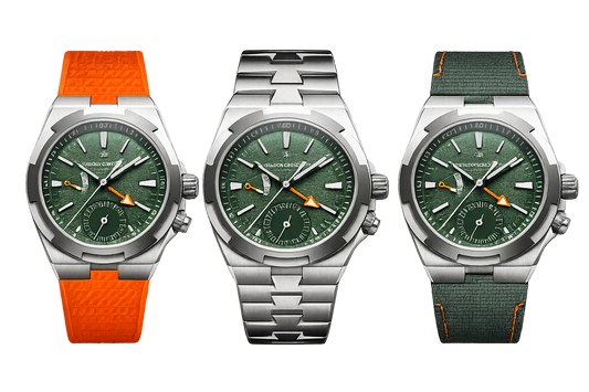 Vacheron Constantin Overseas Dual Time Cardinal Points - West - 41 MM - Titanium - Green Dial - 7930V/210T-H075