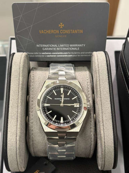 Vacheron Constantin Overseas Stainless Steel 41 MM - Stainless Steel Bracelet - Black Dial - 4520V/210A-B483