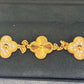 Van Cleef & Arpels Vintage Alhambra Bracelet - 18k Yellow Gold - Diamond - 5 Motifs - Tw. 1 ct - VCARP4KN00