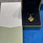 Van Cleef & Arpels Vintage Alhambra Necklace - 18k Yellow Gold - Guilloché - 1 Motif - VCARP4KO00