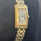 Cartier - Tank Americaine - Ladies Watch - 19.0 MM x 35.0 MM - Yellow Gold - White Dial - W26015K2