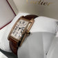 Cartier - Tank Americaine - 41.6 MM x 22.6 MM - Rose Gold - Silver Dial - W2620030