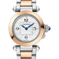 Cartier Pasha de Cartier Rose gold and Steel 30 MM - Rose gold and Steel Bracelet - Opaline Flinqué Dial - W2PA0007