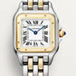 Cartier Panthére De Cartier Yellow Gold and Stainless Steel (Small Model) - 30 MM x 23 MM - Yellow Gold ans Stainless Steel Bracelet - Yellow Gold Bezel - Silvered Dial - W2PN0018