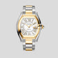 Cartier Roadster Watch - Steel and Yellow Gold - 47.2 MM - White Roman Dial - W2RD0010