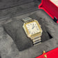 Cartier Santos de Cartier Stainless Steel 35.1 MM (Medium Model) - Stainless Steel Bracelet - White Dial - W2SA0016
